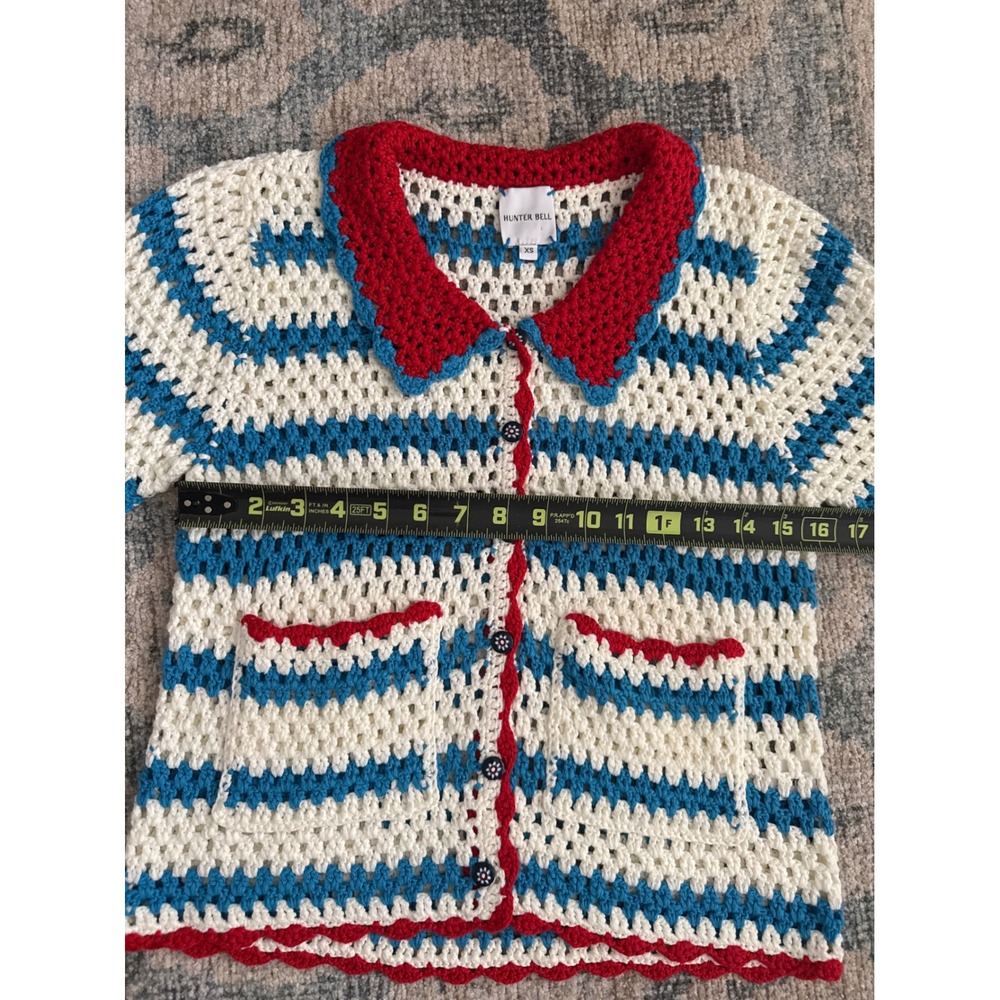 Hunter Bell Kate Top Cardigan Sweater Size XS Excellent Condition Worn Once - Picture 5 of 7